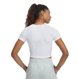 Dámske tričko s krátkym rukávom UNDER ARMOUR UA Rival Rib Baby Tee-WHT · záber 2