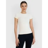 Dámske tréningové tričko s krátkym rukávom 4F TSHIRT FNK F1270-11S-OFF WHITE · záber 2