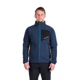 Pánska turistická flisová mikina so zipsom NORTHFINDER FULVIO-612navyblack · záber 2