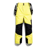 Juniorské lyžiarske nohavice AUTHORITY SP-SNOWTIME neon yellow · záber 2