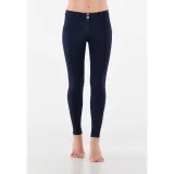 Dámske jeggings nohavice FREDDY WR.UP® skinny push up organic cotton trousers with regular waist-Blue · záber 2