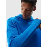 Pánska mikina s kapucňou 4F SWEATSHIRT-AW23TSWSM688-33S-BLUE · záber 5