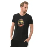 Pánske tričko s krátkym rukávom VOLCANO SUNSET-700-BLACK · záber 1