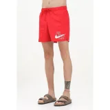 Pánske plavky NIKE SWIM NIKE LOGO LAP 5 inch UNIVER-UNIVERSITY RED · záber 2
