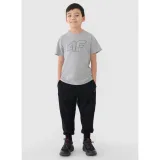 Chlapčenské tričko s krátkym rukávom 4F JUNIOR TSHIRT M2331-25M-GREY MELANGE · záber 4