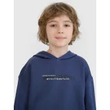 Chlapčenská mikina s kapucňou 4F JUNIOR SWEATSHIRT-JWSS25TSWSM1511-22S-GREY · záber 2