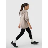 Dievčenská mikina s kapucňou 4F JUNIOR SWEATSHIRT-JWSS25TSWSF1478-83S-BEIGE · záber 5