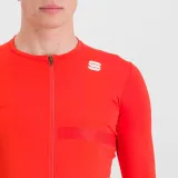 Pánsky cyklistický dres s dlhým rukávom SPORTFUL Matchy long sleeve jersey, chili red · záber 5