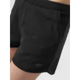 Dievčenské teplákové kraťasy 4F JUNIOR SHORTS CAS-4FJWSS24TSHOF280-20S-DEEP BLACK · záber 3