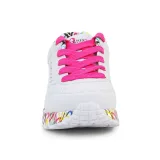 Dievčenská rekreačná obuv SKECHERS Uno Lite Lovely Luv K white pink · záber 5