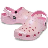 Kroksy (rekreačná obuv) CROCS Classic Glitter Clog flamingo · záber 5