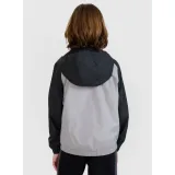Chlapčenská bunda s kapucňou 4F JUNIOR JACKET-JWSS25TJACM185-25S-GREY · záber 4