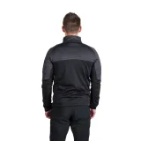 Pánska zateplená turistická mikina so zipsom NORTHFINDER GIACOMO-411greyblack · záber 4