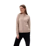 Dámska mikina so zipsom VOLCANO LORI-102-BEIGE · záber 1