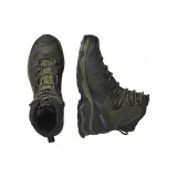 Pánska vysoká turistická obuv SALOMON Quest 4 GTX olive night peat safari · záber 3