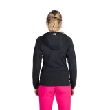 Dámska turistická mikina so zipsom NORTHFINDER MARCELLA-411greyblack · záber 3