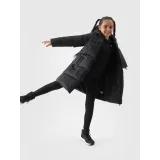 Dievčenská bunda 4F JUNIOR DOWN JACKET-JWAW24TDJAF455-20S-DEEP BLACK · záber 4