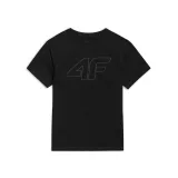 Dievčenské tričko s krátkym rukávom 4F JUNIOR TSHIRT F2333-20S-DEEP BLACK · záber 5