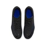 Chlapčenské futbalové kopačky outdoorové NIKE Mercurial Vapor 15-24 Club Jr FG black hyper royal chrome · záber 4