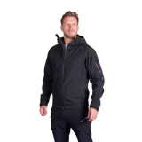 Pánska turistická softshellová bunda NORTHFINDER BRIO-269black · záber 1
