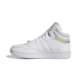 Dámska rekreačná obuv ADIDAS Hoops 3.0 Mid cloud white cloud white gold metallic · záber 3
