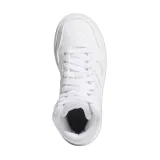 Juniorská rekreačná obuv ADIDAS Hoops 3.0 Mid K cloud white cloud white grey two · záber 4
