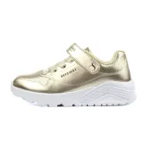 Dievčenská rekreačná obuv SKECHERS Uno Lite Chrome Steps gold · záber 3
