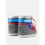 Nízke zimné topánky MOON BOOT MB ICON LOW SPACE RACING-HF04 SILVER BLUE RED · záber 3