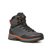 Pánska vysoká turistická celokožená obuv TECNICA Forge TRK GTX Ms, dark grey orange · záber 1
