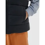 Chlapčenská vesta s kapucňou 4F JUNIOR VEST JACKET-JWSS25TVJAM169-20S-BLACK · záber 3
