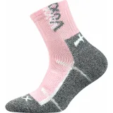 Dievčenské turistické ponožky VOXX 3 PACK-Wallík-Pink Blue · záber 2