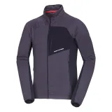 Pánska turistická mikina so zipsom NORTHFINDER PRIMO-270blackblack · záber 4