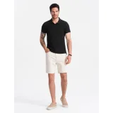 Pánske tričko s krátkym rukávom s v-výstrihom OMBRE T-shirt OM-POBS-0100 V-1 black · záber 4