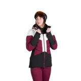 Dámska lyžiarska bunda NORTHFINDER NANETTE-510cherry · záber 1