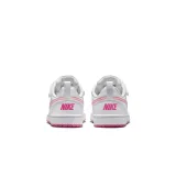 Dievčenská rekreačná obuv NIKE Court Borough Low Recraft white arctic orange pink · záber 5
