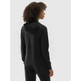 Dámska zateplená tréningová mikina so zipsom 4F SWEATSHIRT FNK-WAW24TFSWF406-20S-DEEP BLACK · záber 3