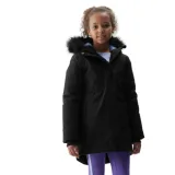 Dievčenská bunda 4F JUNIOR JACKET-JAW23TJACF106-21S-BLACK · záber 1