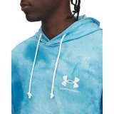 Pánska mikina s kapucňou UNDER ARMOUR UA Rival Terry AOP Hood Q1-BLU · záber 2