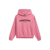 Dievčenská mikina s kapucňou 4F JUNIOR SWEATSHIRT-JAW23TSWSF639-54S-PINK · záber 4