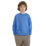 Chlapčenská mikina 4F JUNIOR SWEATSHIRT-JWSS25TSWSM1713-34S-BLUE · záber 1