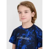 Chlapčenské tréningové tričko s krátkym rukávom 4F JUNIOR TSHIRT FNK M1210-92A MULTICOLOUR 2 ALLOVER · záber 2