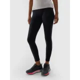Dámske turistické zateplené legíny 4F TROUSERS FNK-AW23TFTRF404-20S-DEEP BLACK · záber 2