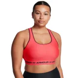 Dámska tréningová športová podprsenka UNDER ARMOUR Crossback Mid Bra-RED · záber 3