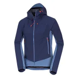 Pánska turistická softshellová bunda NORTHFINDER CIRO-387blueblue · záber 4