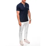 Pánske tričko s krátkym rukávom s v-výstrihom OMBRE T-shirt S1991 navy · záber 3