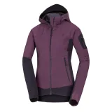 Dámska turistická softshellová bunda NORTHFINDER JANELL-810wineblack · záber 4