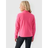 Dievčenská flisová mikina so zipsom 4F JUNIOR FLEECE-JWMM00TFLEF261-55S-HOT PINK · záber 3