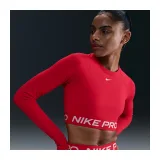 Dámske tréningové tričko s dlhým rukávom NIKE PRO PRO DF 365 CROP LS-657-Red · záber 3