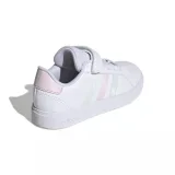 Dievčenská rekreačná obuv ADIDAS Grand Court 2.0 K cloud white clear pink · záber 5
