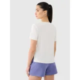 Dámske tréningové tričko s krátkym rukávom 4F TSHIRT FNK F1236-11S-OFF WHITE · záber 3